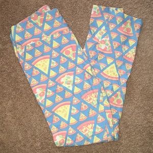 Pastel Pizza Lularoe On Size Leggings